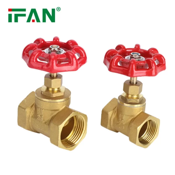 ifan brass gate valve